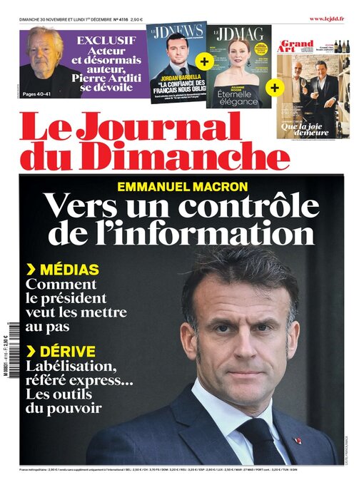 Title details for Le Journal du dimanche by Lagardere Media News - Available